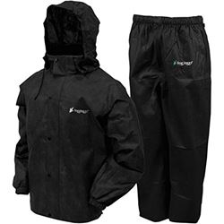 Picture of Frogg Toggs AS1310-01-XL Unisex-Adult All All Sports Rainsuit (black, X-Large) -