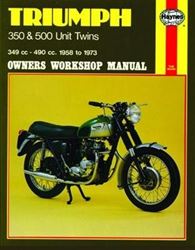 Picture of Haynes M137 Haynes Manuals M137 MANUAL TRIUMPH 350/500 58-73