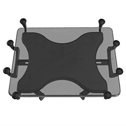 Picture of Ram Mounts RAM-HOL-UN11U X-Grip Holder For 12" Tabletscompatible With Ram B 1" And C 1.5" Size Round Ball Bases , Black