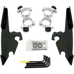 Picture of Memphis Shades MEB1986 Trigger-Lock Mount Kit for Batwing Fairing and Fats/Slim Win
