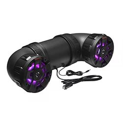 Picture of Boss Audio Systems ATV8BRGB Atv Utv Weatherproof Sound System 8 Inch Speakers, 1.5 Inch Tweeters, Built-In Amplifier, Bluetooth, Multi-Color Illumination, Easy Installation For 12 Volt Vehicles
