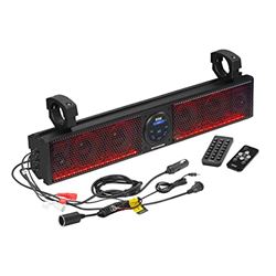 Picture of Boss Audio Systems BRT26RGB Atv Utv Sound Bar System 26 Inches Wide, Ipx5 Rated Weatherproof, Bluetooth Audio, Amplified, 4 Inch Speakers, 1 Inch Tweeters, Usb Port, Rgb Multicolor Illumination