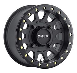 Picture of Method Race Wheels MR40148046544B 401 Utv Beadlock Matte Black 14x8" 4x156", 0mm Offset 4.3" Backspace,