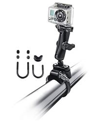 Picture of Ram Mounts RAM-B-149Z-2-GOP1U B-149Z-2-GOP1U ATV Handlebar/U-Bolt Mount for Go-Pro