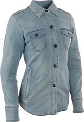 Picture of Speed and Strength 892282 Women'S Speed Society Armored Shirt, Denim, Xl