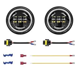 Picture of XK Glow XK042007-B Driving Lights Black