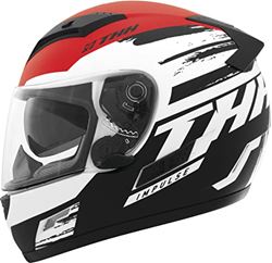 Picture of THH Helmets 646589 TS-80 Impulse Helmet XX-Large Black/Red