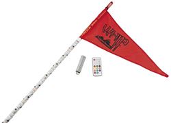 Picture of WHIP IT 3-114DXW 2 Whip-It  2 Deluxe Led Light Rod - 7ft. - White