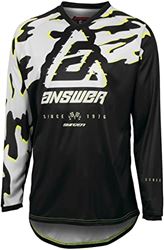 Picture of Answer 447979 A23.5 Syncron Meltdown Youth MX Offroad Jersey Gray/Hyper Acid XL
