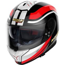 Picture of Nolan N885279080261 N80-8 50th Anniversary Helmet - Metal Black/Red/White - Large
