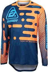 Picture of Answer 447982 A23.5 Arkon Boost Youth MX Offroad Jersey Navy/Orange MD