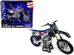 Picture of New Ray Toys 58423 Yamaha YZ450F Motocross of Nations Bike Eli Tomac Race Team Replica, 1:12 Scale, Kids, Gifts, Birthdays