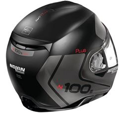 Picture of Nolan N1P5276150218 N100-5 Plus Distinctive Modular Motorcycle Helmet Flat Gray XXL