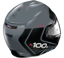 Picture of Nolan N1P5276150498 N100-5 Plus Distinctive Modular Motorcycle Helmet Slate Gray XXL