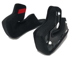 Picture of Nolan SPRCP00000501 Cheek Pads for N87 Helmets - Black/Red - XS