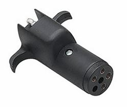 Picture of Draw-Tite 707281 18143 6 Way Round to 4 Way Flat Electrical Adapter