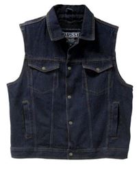 Picture of Mossi 20-108D-40 Men's Vest (Denim, Size 40)