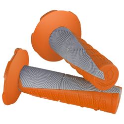 Picture of Scott USA 219627-1011 Sports USA  Orange/Gray One Size Deuce Motorcycle Grips with Donuts
