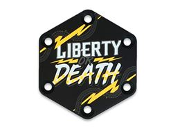 Picture of PRP Seats G100-TR3 PRP Steering Wheel Center Cap, Liberty or Death