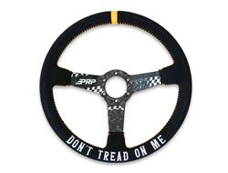 Picture of PRP Seats G249-TR Don’t Tread on Me Deep Dish Suede Steering Wheel
