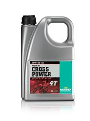 Picture of Motorex 305692 Racing Cross Power 4T Synthetic 10W50 4 Liter Bottle 102257