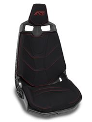 Picture of PRP Seats B002-01 Seat Covers for Can-Am Maverick X3 & Maverick R (Pair), Black with Red Stitch