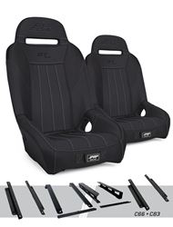 Picture of PRP Seats A5701-PORXP-C66-201 GT/S.E. Suspension Seats Kit for Honda Talon (Pair), Black