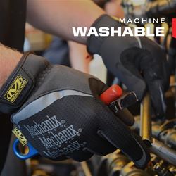 Picture of Mechanix Wear MFF-05-008 FastFit Easy On/Off Elastic Cuff Gloves, Black, Small
