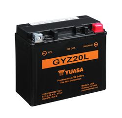 Picture of Yuasa Batteries YUAM720GZ Maintenance Free Battery - GYZ20L